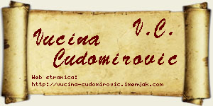 Vucina Čudomirović vizit kartica